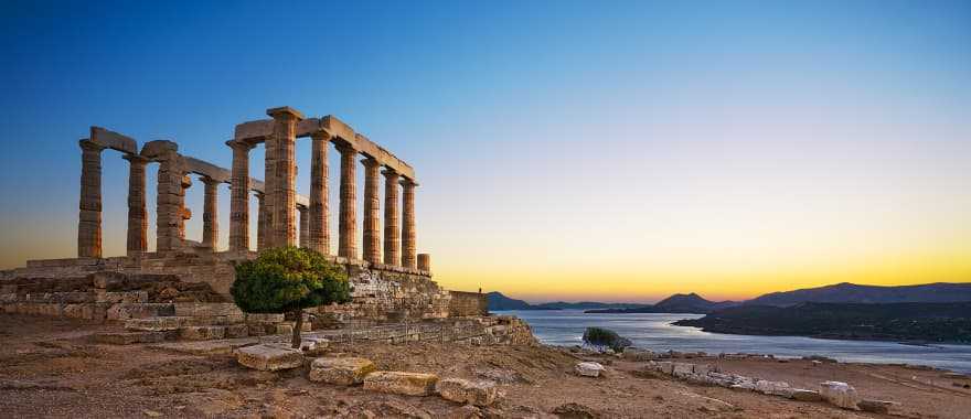 Bask in the mythos and magic of the sea and sun as you cherish an Athenian sunset at the Temple of Poseidon