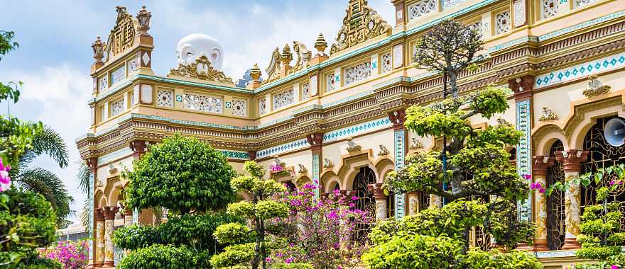 Vinh Tranh Pagoda in My Tho, the Mekong Delta