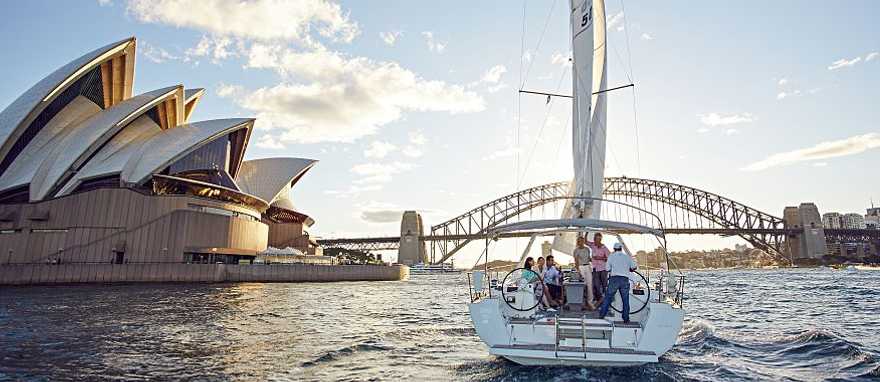 Sailing Sydney Harbour. Photo © Tourism Australia Sailing on Sydney Harbour, NSW, Australia. Photo © Tourism Australia