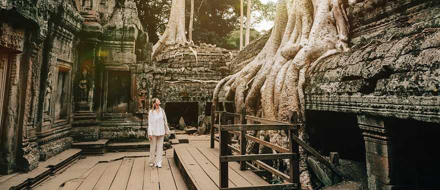 Angkor Wat temples complex in Camboadia