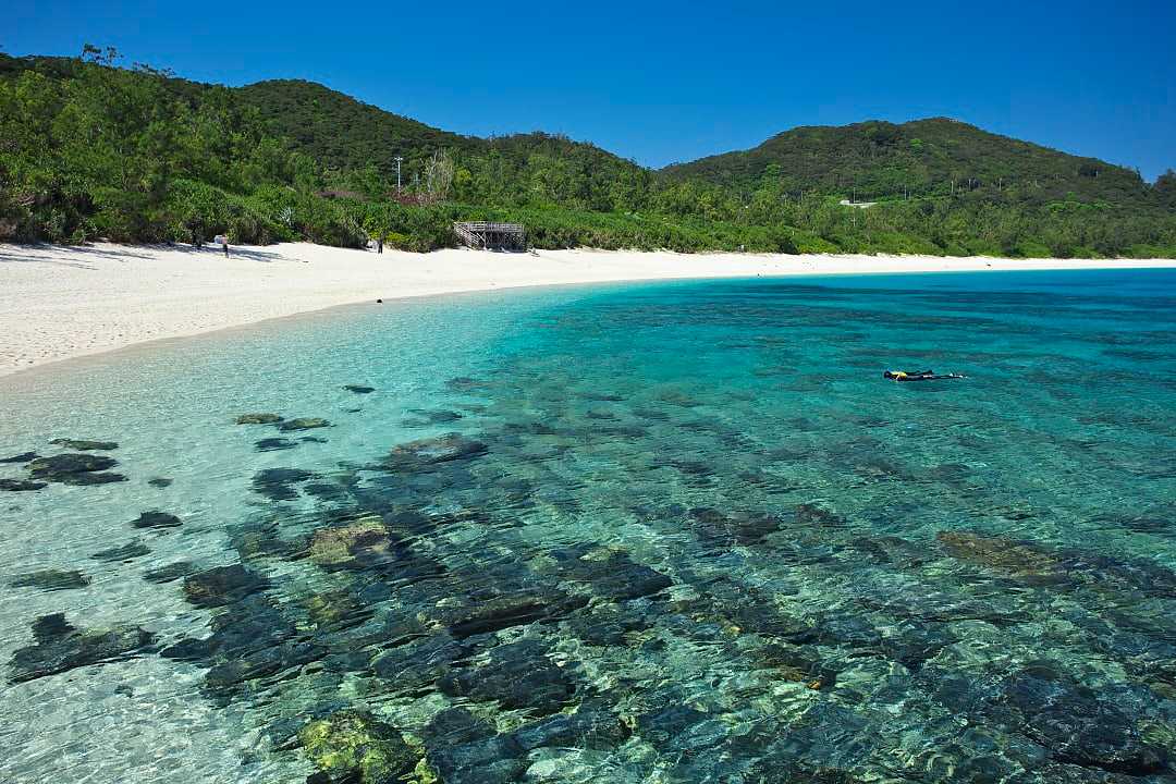 Furuzamami Beach on Zamami Island, Japan