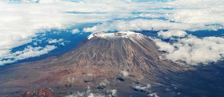 Crater on Kilimanjaro mountain, Tanzania
