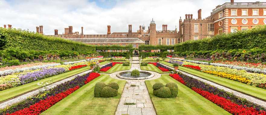 Hampton Court Palace in England.  Photo courtesy of Historic Royal Palaces