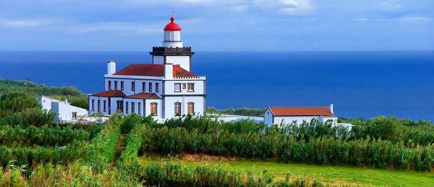 Lighthouse Ponta da Ferraria San Miguel, Azores