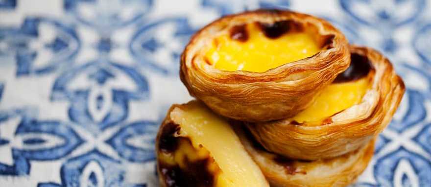 Traditional Portuguese dessert, Pastel de Nata Traditional Portuguese dessert, Pastel de Nata