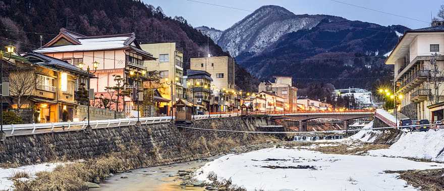 Shibu Onsen in Nagano, Japan