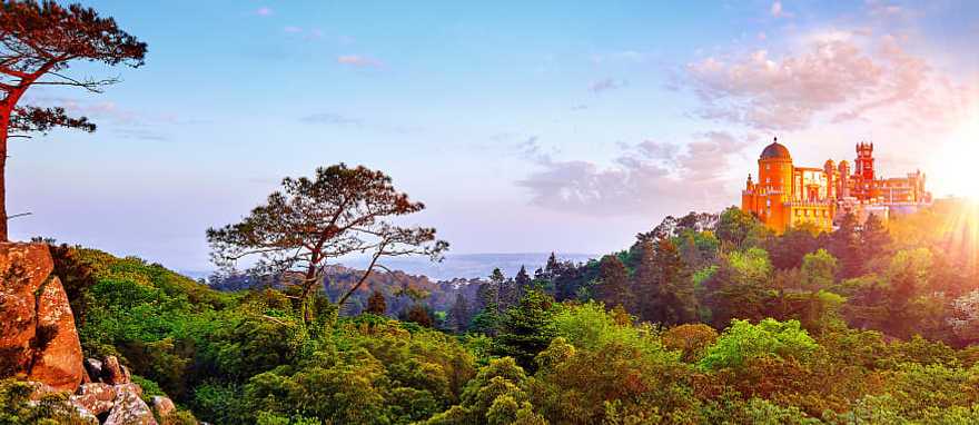 Peña Palace in Sintra, Portugal Peña Palace in Sintra, Portugal