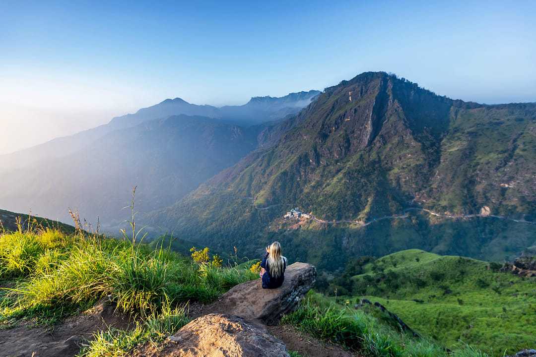 View of Little Adams Peak in Ella, Sri Lanka