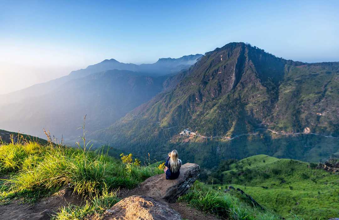 View of Little Adams Peak in Ella, Sri Lanka