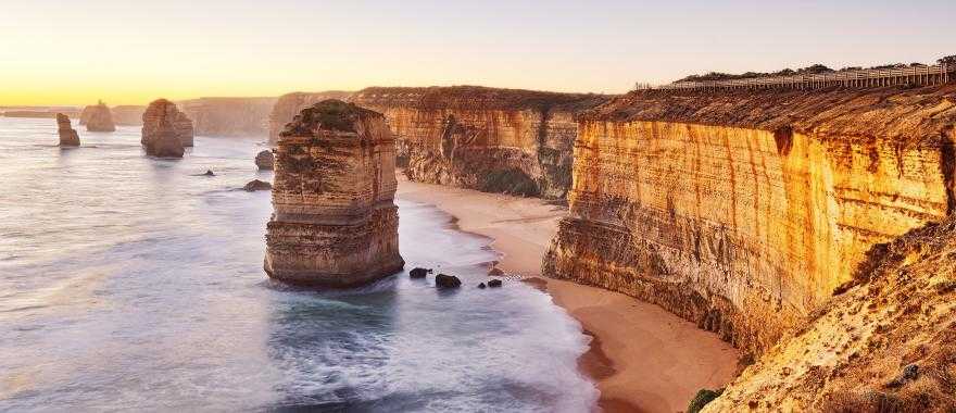 Twelve Apostles coastal rock formation in Victoria, Australia