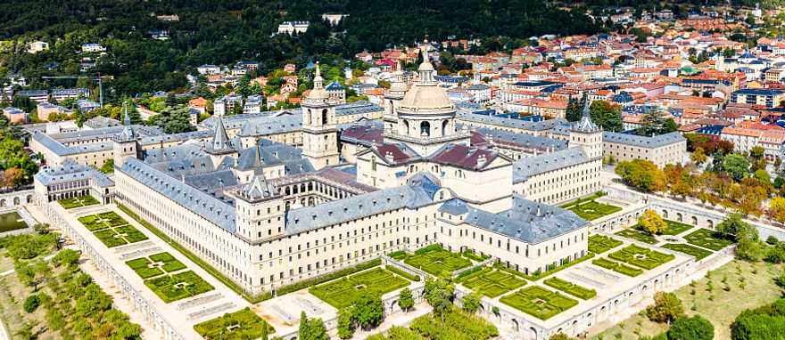 Royal Seat of San Lorenzo de El Escorial in Spain