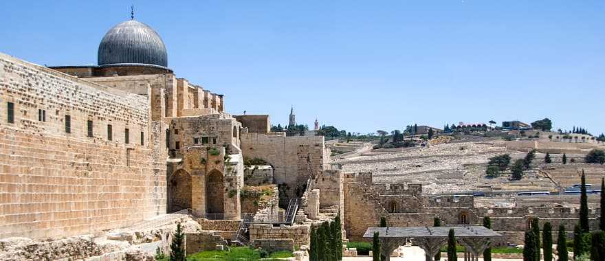Old City of Jerusalem and its Walls in Israel