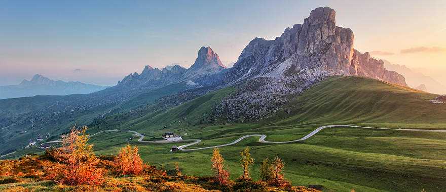 Majestic view of the Italian Dolomites