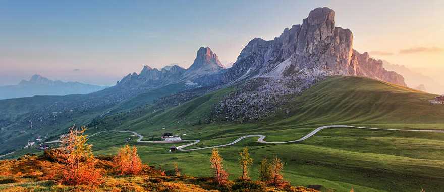 Majestic view of the Italian Dolomites Majestic view of the Italian Dolomites