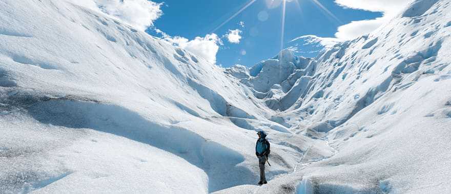 Hiking Perito Moreno Glacier in Los Glaciares National Park, Argentina