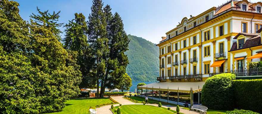 Villa d'Este in Cernobbio on Lake Como, Italy
