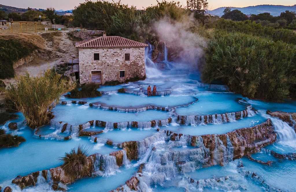 Thermal hot springs in Tuscany, Italy Thermal hot springs in Tuscany, Italy
