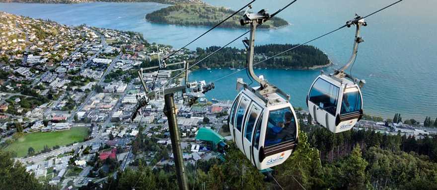 One of the incredible moments of this adventure is a ride on the horizon over Queenstown