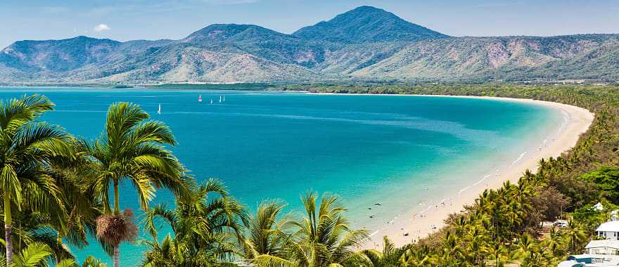 View of Port Douglas in Queensland, Australia