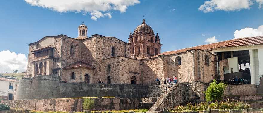Qorikancha ruins and convent Santo Domingo in Cusco, Peru