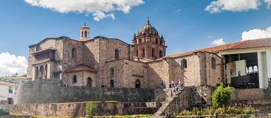 Qorikancha ruins and convent Santo Domingo in Cusco, Peru