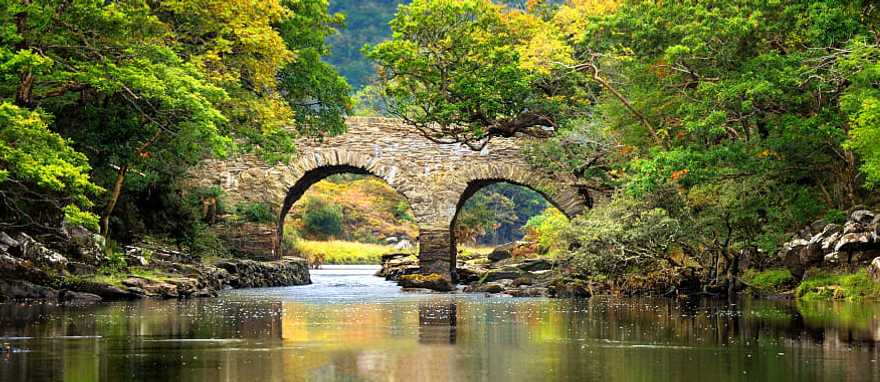 Old Weir Bridge near Muckross House and Gardens in Killarney National Park Old Weir Bridge near Muckross House and Gardens in Killarney National Park
