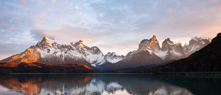 Lake Pehoe at Torres del Paine, Chile