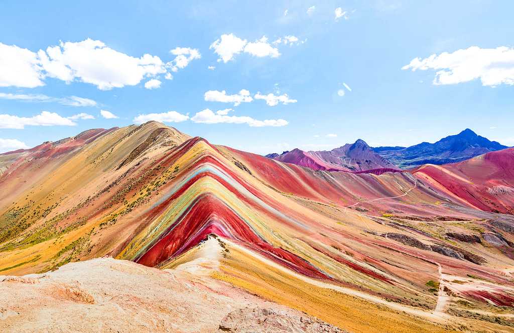 Vinicunca rainbow mountain in Cusco, Peru Vinicunca rainbow mountain, Cusco, peru