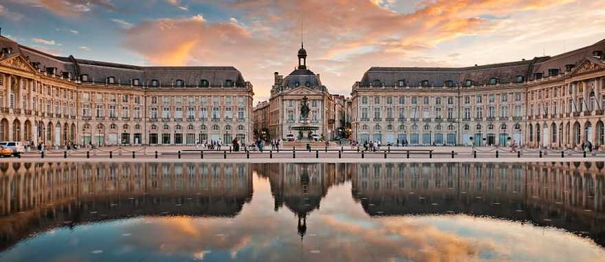 Place de la Bourse in Bordeaux, France Place de la Bourse in Bordeaux, France
