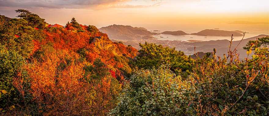 Kankakei Gorge on Shodoshima island, Japan