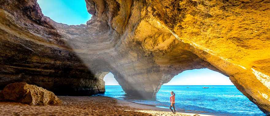 Benagil cave in Portimao, Portugal