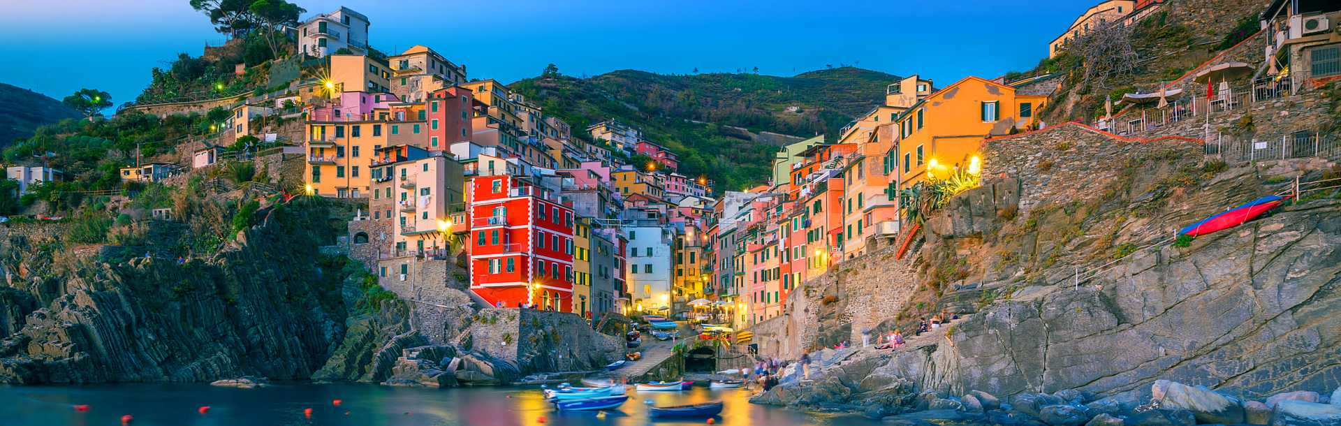 Riomaggiore in the Cinque Terre, Italy