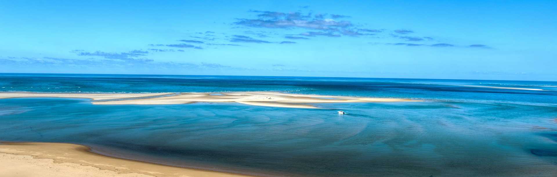 Mozambique sand dunes of Bazaruto Island