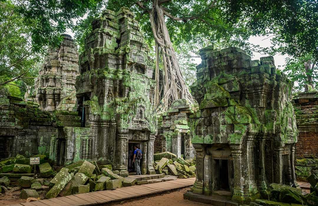 Wat Ta Prohm Temple in Siem Reap, Cambodia Wat Ta Prohm Temple in Siem Reap, Cambodia