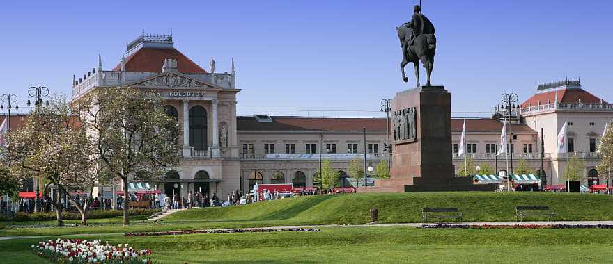 Zagreb's central railway, Croatia