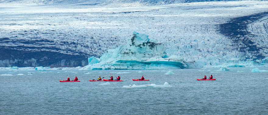 Kayaking, Jokulsarlon Glacier Lagoon, Iceland