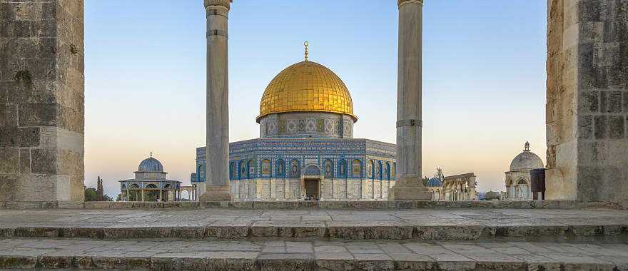 The Dome of the Rock in Jerusalem, Israel.