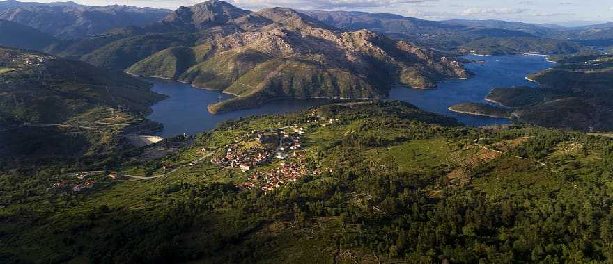 AerialView of Peneda Gerês National Park in Portugal