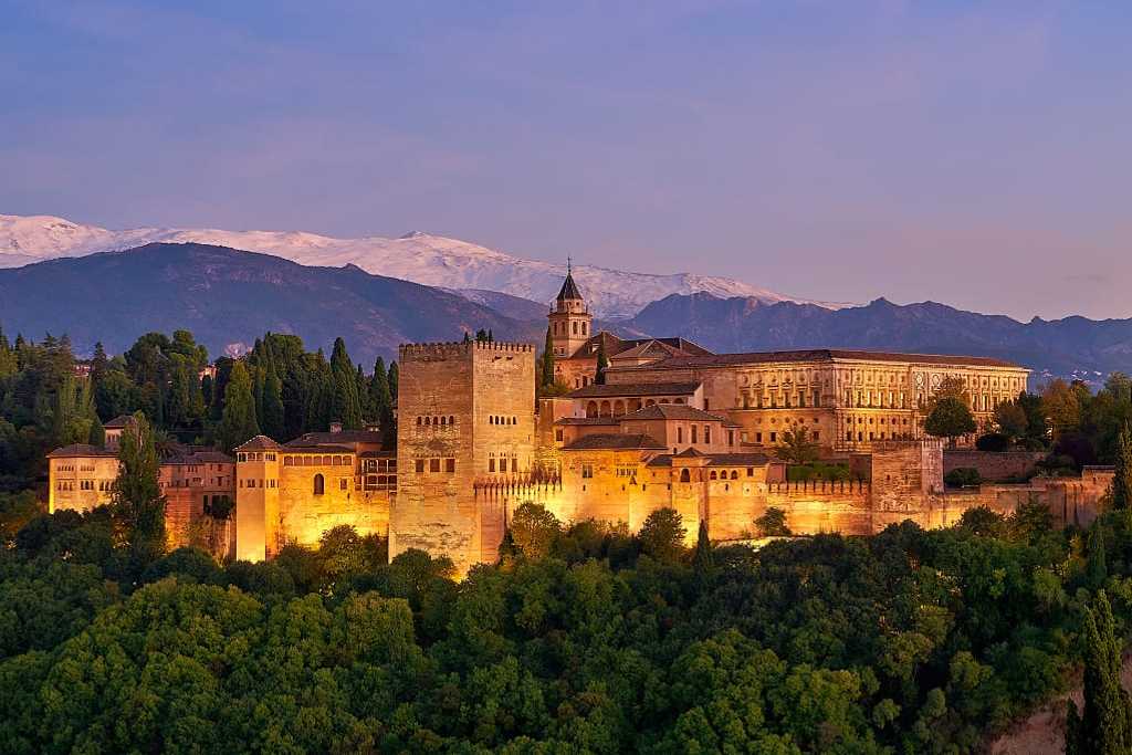 Alhambra in Granada, Spain.