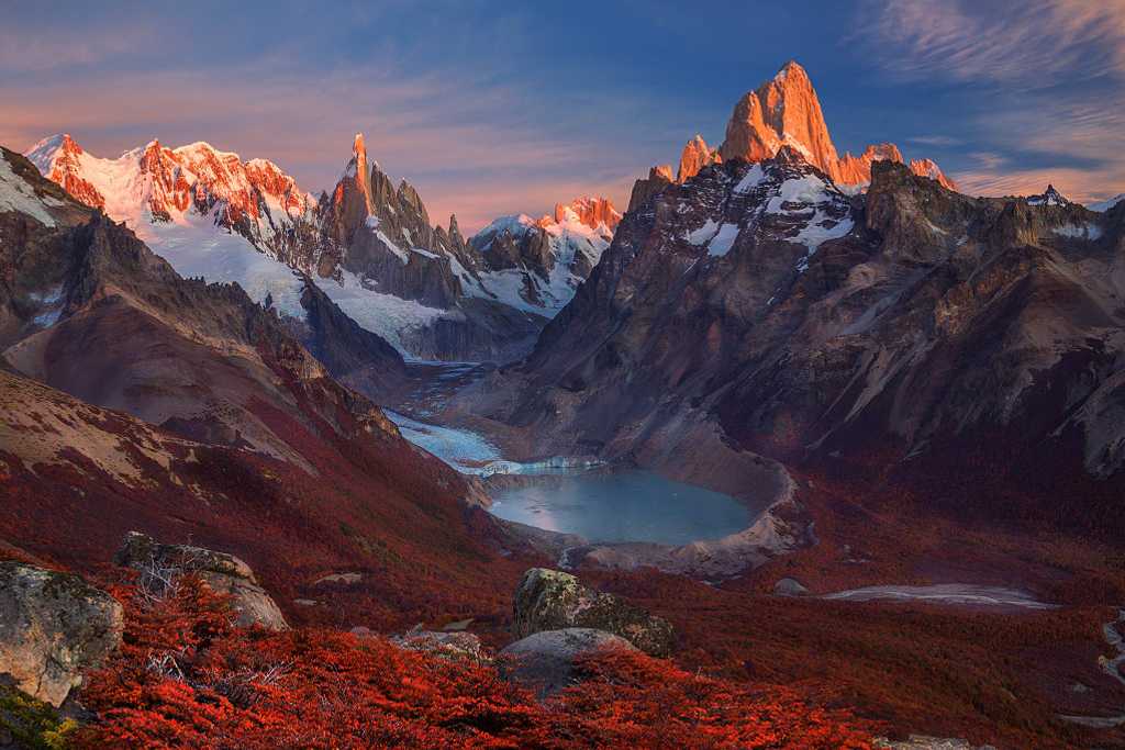 Autumn at Fitz Roy Mountain, Patagonia