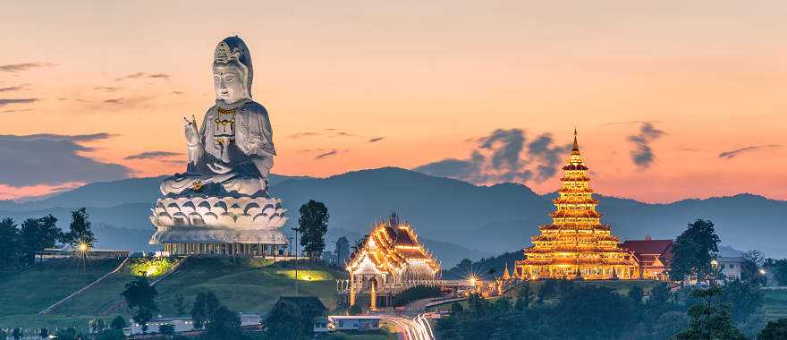 Wat Hyua Pla Kang temple in Chiang Rai, Thailand