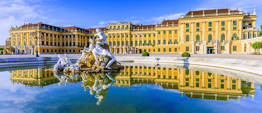 Schonbrunn-Palace in Vienna, Austria.