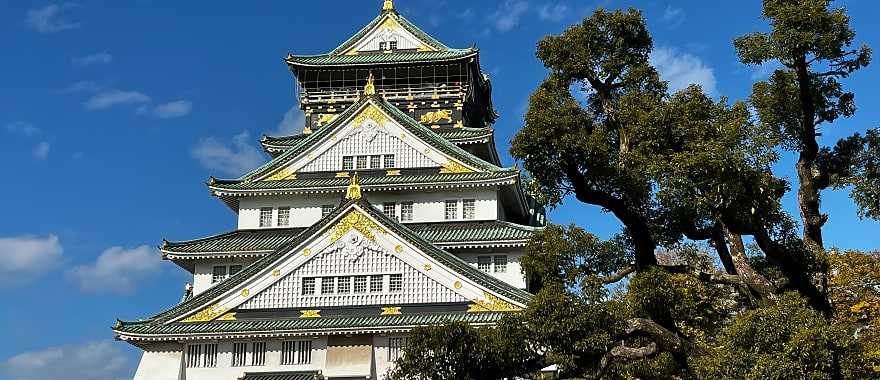 Osaka Castle in Japan