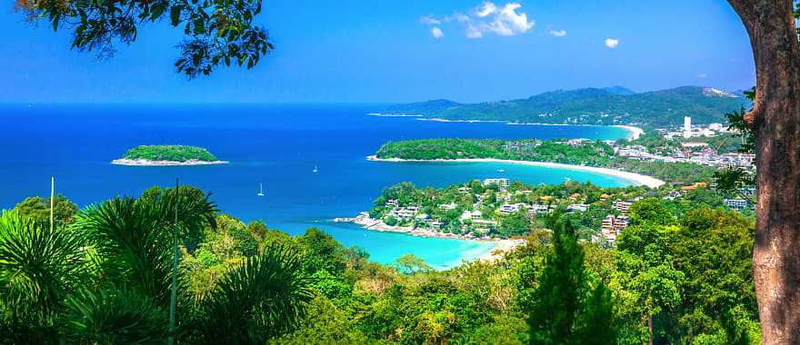 View of Karon beach in Phuket, Thailand