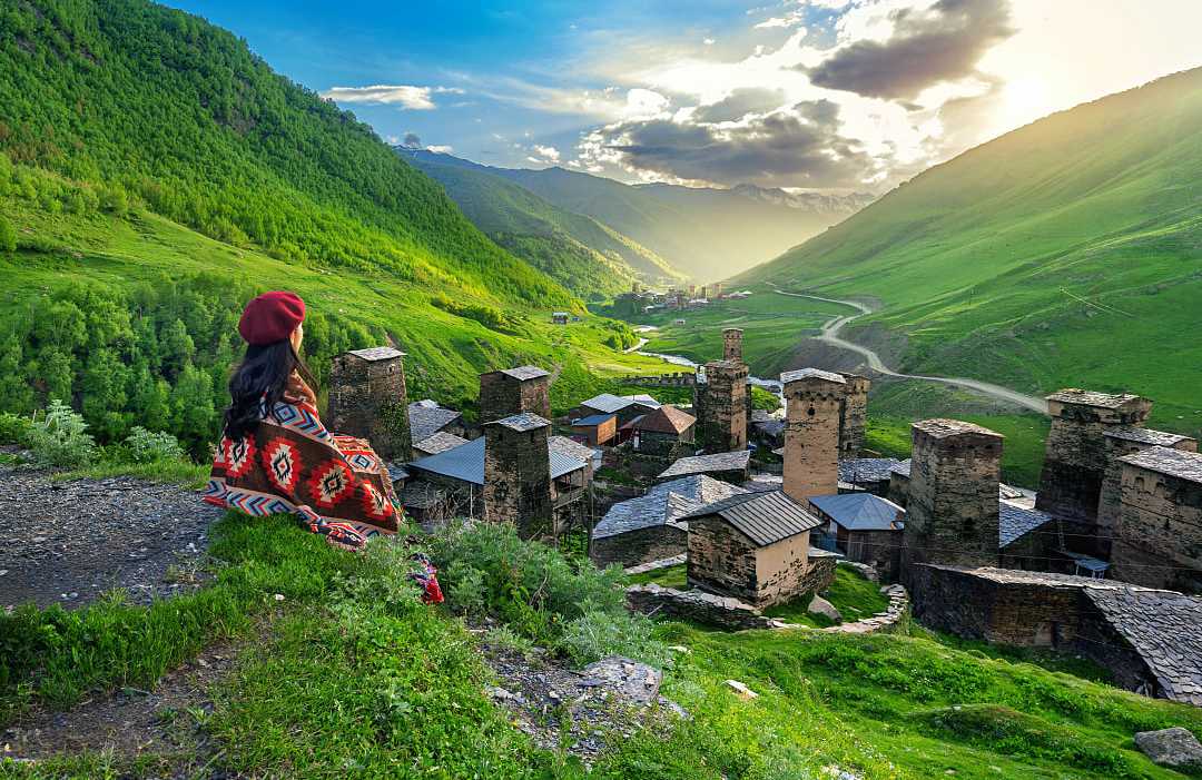Ushguli in Svaneti, Georgia