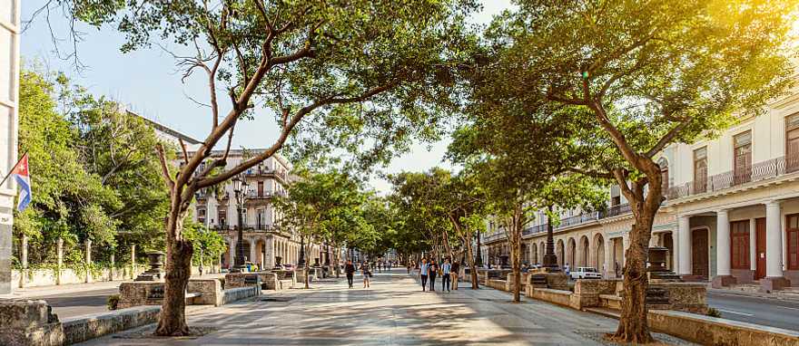 Paseo del Pradoa in Havana, Cuba Paseo del Pradoa in Havana, Cuba
