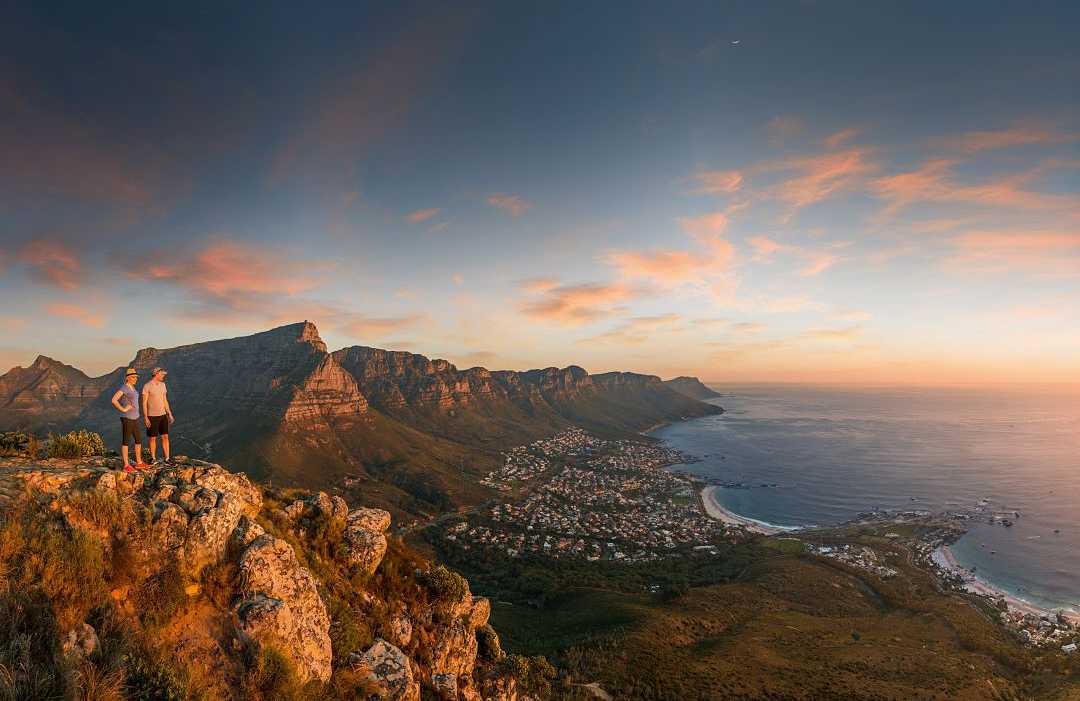 Lion's Head in Cape Town.  Photo courtesy of South Africa Tourism Coupld hiking Lion's Head in Cape Town, South Africa