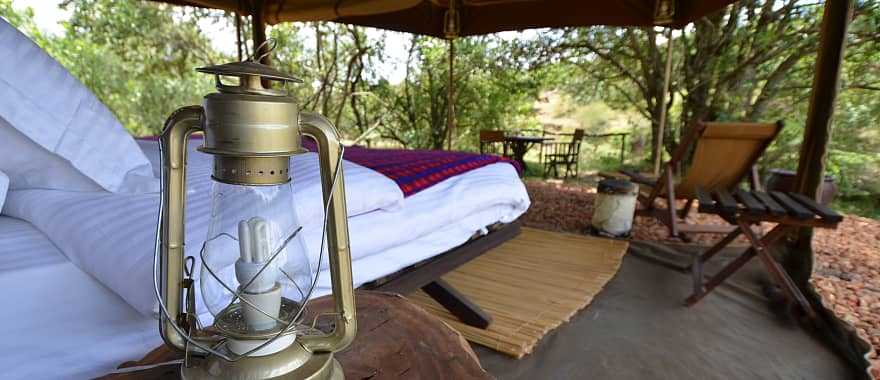 Masai Mara National Park camping in Kenya