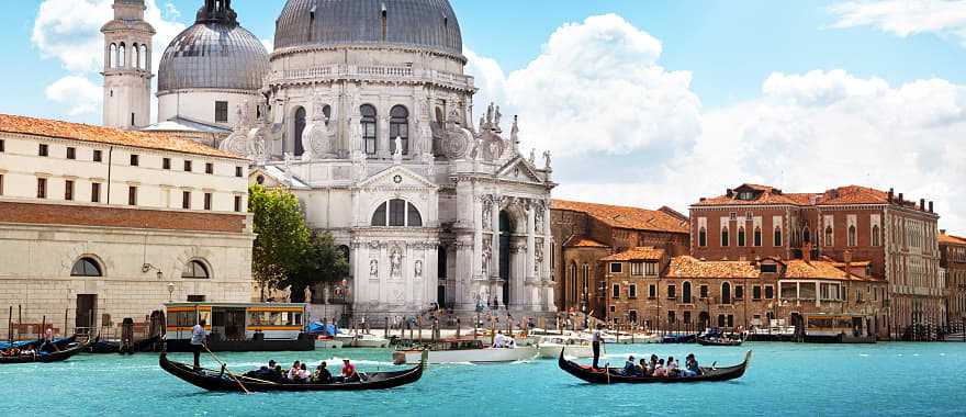 Basilica of Santa Maria della Salute, Grand Canal, Venice, Italy