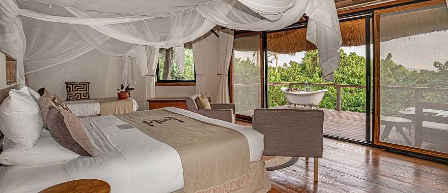 Luxury lodge in Uganda